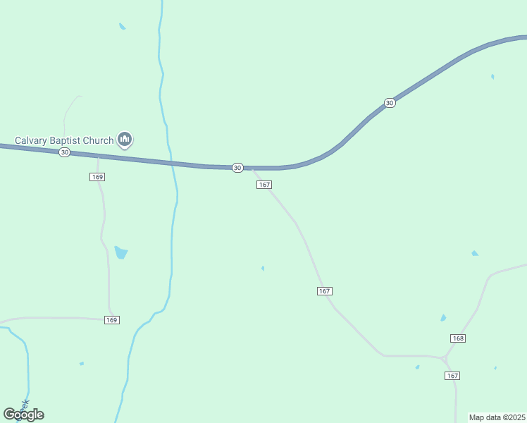 map of restaurants, bars, coffee shops, grocery stores, and more near 1253 County Road 167 in Baldwyn