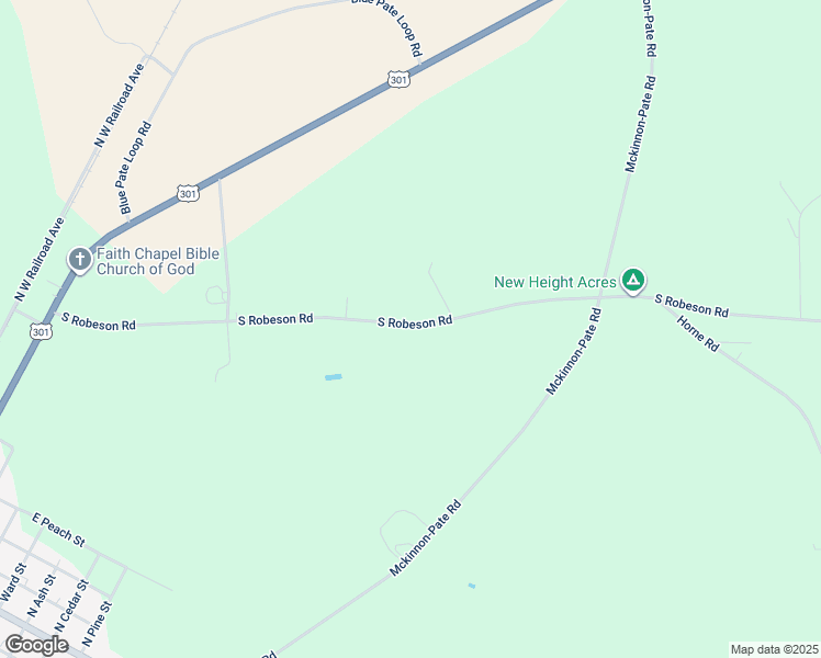 map of restaurants, bars, coffee shops, grocery stores, and more near 4271 South Robeson Road in Rowland