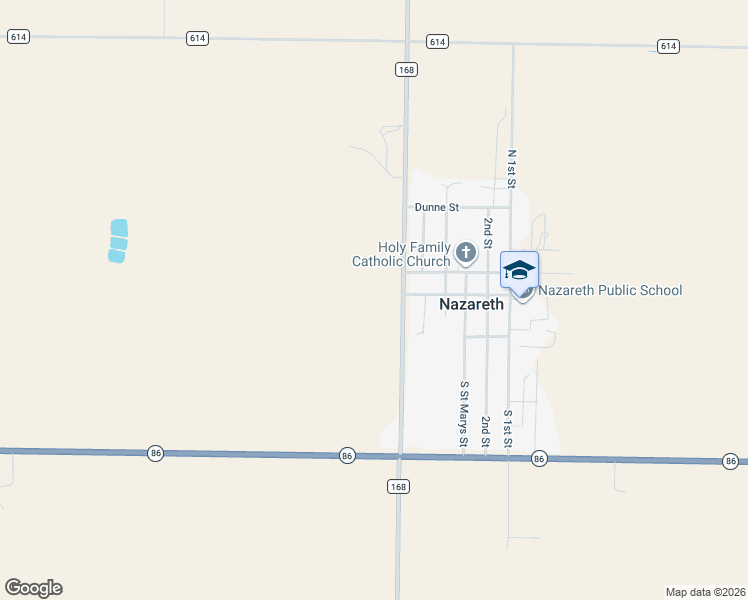 map of restaurants, bars, coffee shops, grocery stores, and more near in Nazareth