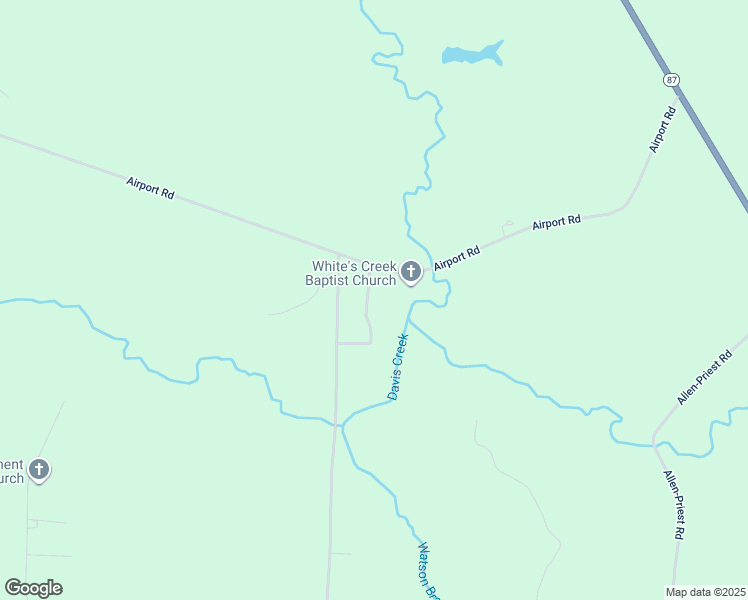 map of restaurants, bars, coffee shops, grocery stores, and more near 87 Red Hill Street in Clarkton