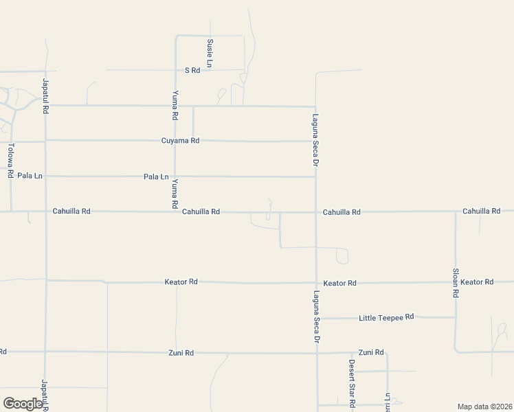 map of restaurants, bars, coffee shops, grocery stores, and more near 24726 Cahuilla Road in Apple Valley