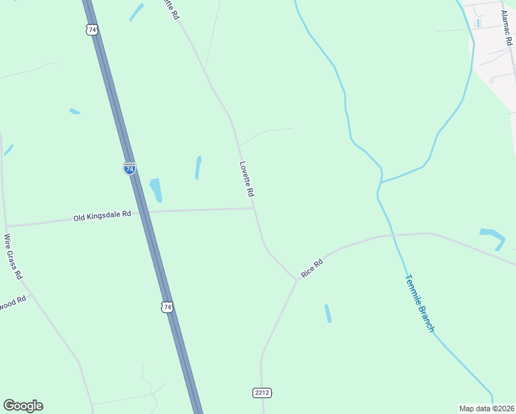 map of restaurants, bars, coffee shops, grocery stores, and more near 5029 Lovette Road in Lumberton