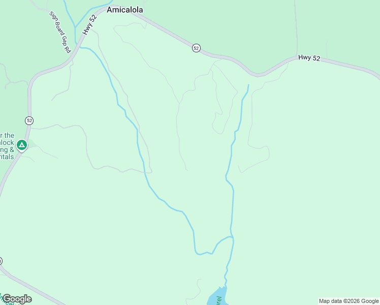 map of restaurants, bars, coffee shops, grocery stores, and more near 747 Amicalola Woods Road in Dawsonville