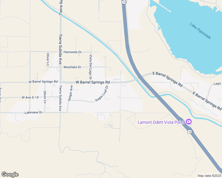 map of restaurants, bars, coffee shops, grocery stores, and more near 318 Sugar Loaf Drive in Palmdale
