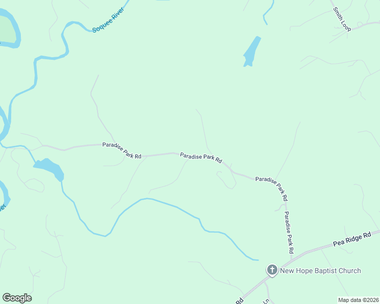 map of restaurants, bars, coffee shops, grocery stores, and more near 877 Paradise Park Road in Cornelia