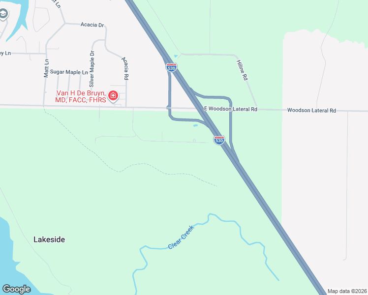 map of restaurants, bars, coffee shops, grocery stores, and more near 20353 Sugarberry Lane in Hensley