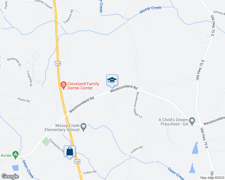 map of restaurants, bars, coffee shops, grocery stores, and more near 2868 Westmoreland Road in Cleveland