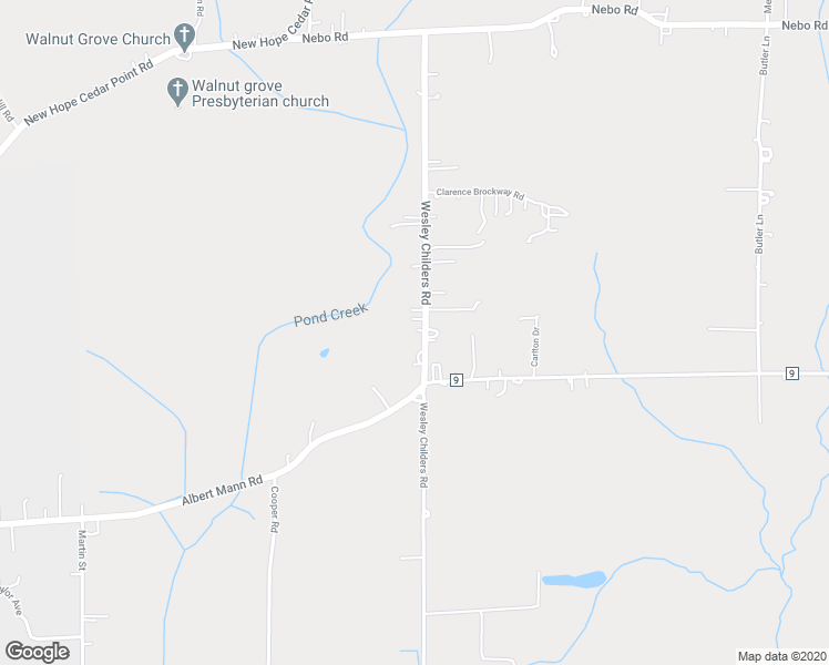 map of restaurants, bars, coffee shops, grocery stores, and more near 378 Wesley Childers Road in New Hope