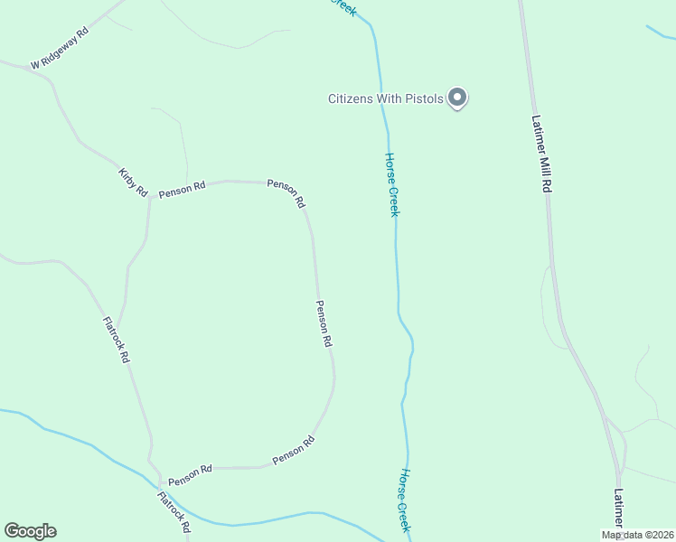 map of restaurants, bars, coffee shops, grocery stores, and more near 310 Penson Road in Honea Path