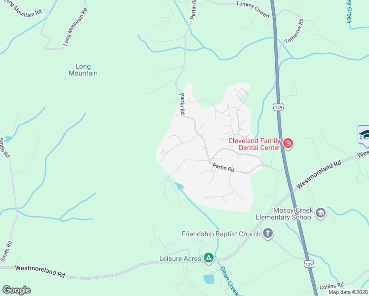 map of restaurants, bars, coffee shops, grocery stores, and more near 34-36 The Pines Rd in Cleveland