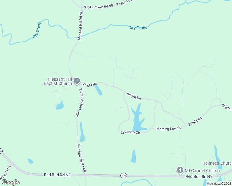 map of restaurants, bars, coffee shops, grocery stores, and more near 257 Knight Road in Ranger