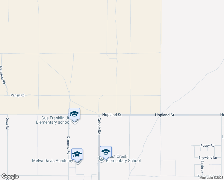 map of restaurants, bars, coffee shops, grocery stores, and more near Pansy Road in Adelanto