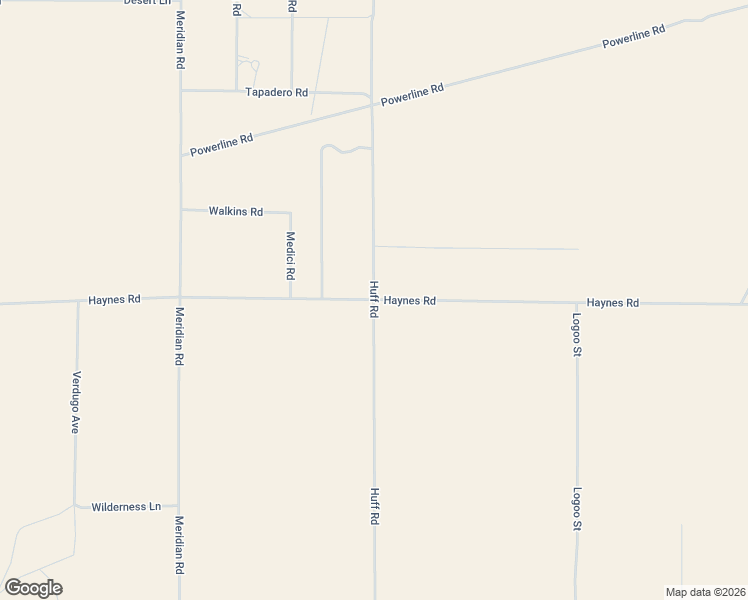 map of restaurants, bars, coffee shops, grocery stores, and more near Haynes Road in San Bernardino County