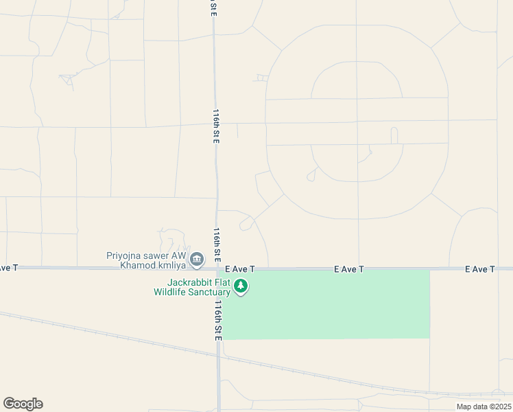 map of restaurants, bars, coffee shops, grocery stores, and more near Skypark Way in Palmdale