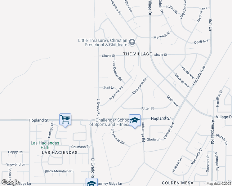 map of restaurants, bars, coffee shops, grocery stores, and more near Figueroa Road in Victorville