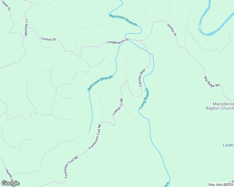 map of restaurants, bars, coffee shops, grocery stores, and more near 1563 Crystal Lane Northeast in Ranger