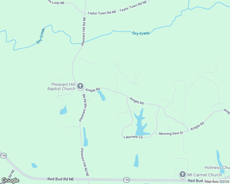 map of restaurants, bars, coffee shops, grocery stores, and more near 257 Knight Road in Ranger