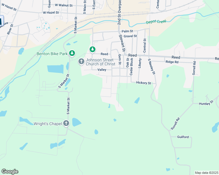 map of restaurants, bars, coffee shops, grocery stores, and more near 1700 Dixie in Benton