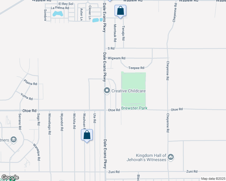 map of restaurants, bars, coffee shops, grocery stores, and more near 16230 Quantico Road in Apple Valley