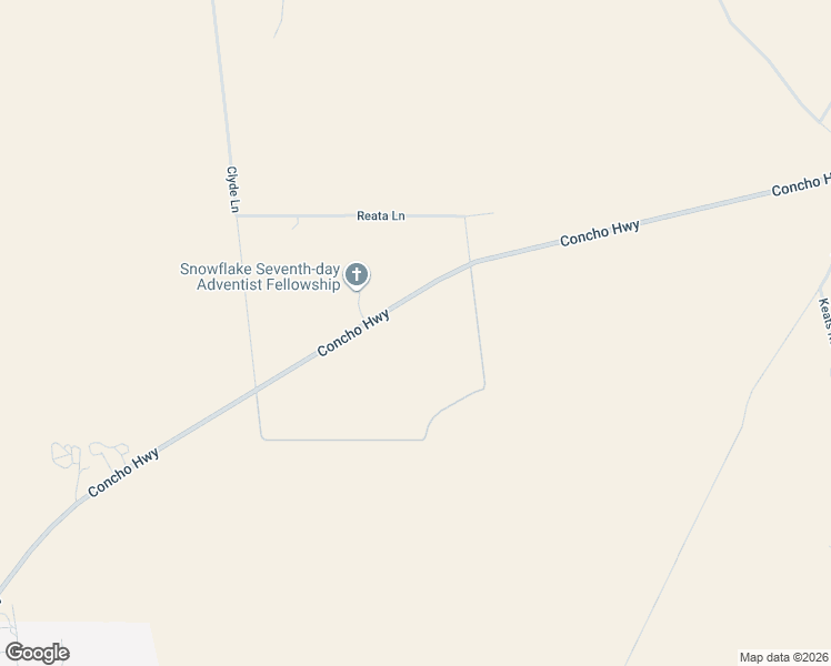 map of restaurants, bars, coffee shops, grocery stores, and more near 8103 Concho Highway in Snowflake
