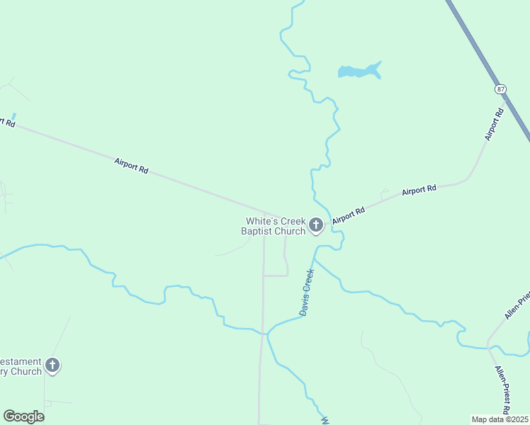 map of restaurants, bars, coffee shops, grocery stores, and more near 1 White Plains Church Road in Clarkton