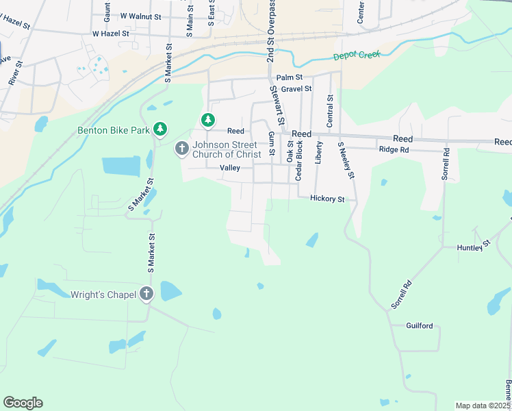 map of restaurants, bars, coffee shops, grocery stores, and more near 1700 Dixie in Benton