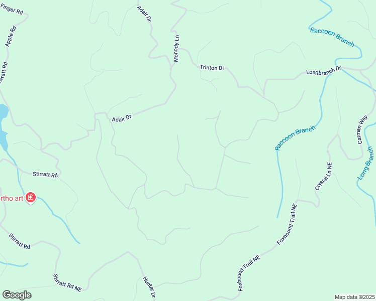 map of restaurants, bars, coffee shops, grocery stores, and more near 1009 Cedar Ridge in Ranger