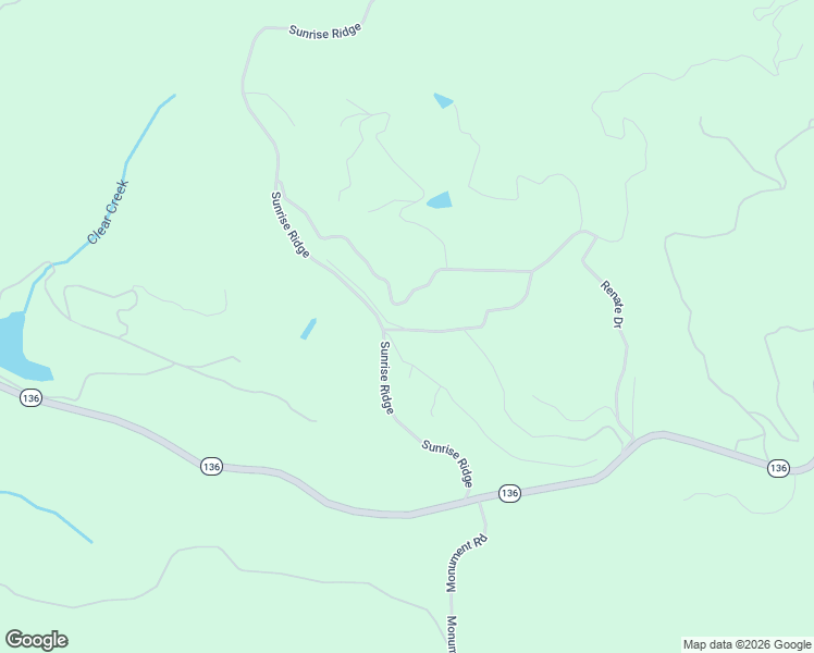 map of restaurants, bars, coffee shops, grocery stores, and more near 111 Burnt Mountain Ridge Road in Jasper