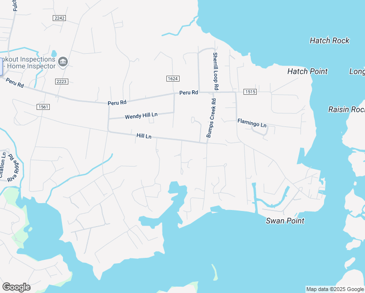 map of restaurants, bars, coffee shops, grocery stores, and more near 107 Crabshell Lane in Sneads Ferry