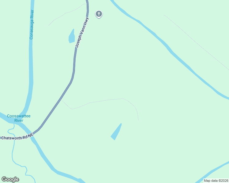 map of restaurants, bars, coffee shops, grocery stores, and more near 300 McDaniel Road Northeast in Calhoun