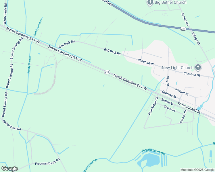 map of restaurants, bars, coffee shops, grocery stores, and more near 24 Clyde King Drive in Butters