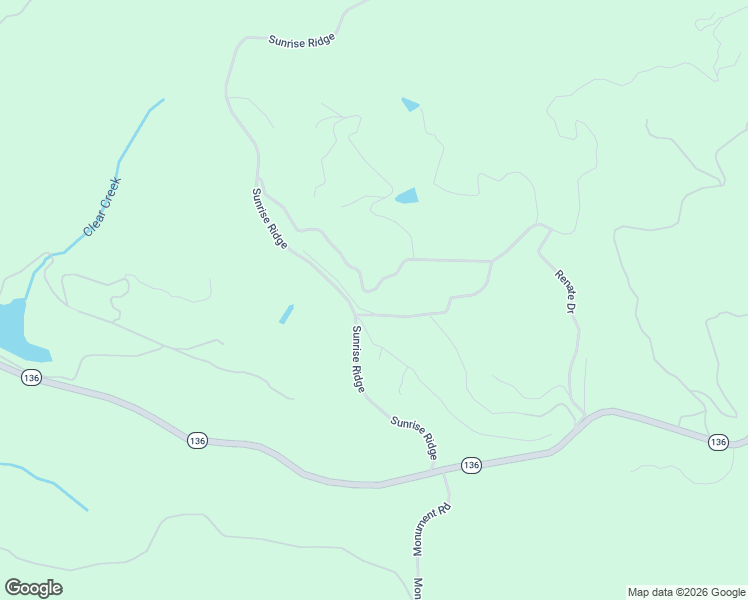 map of restaurants, bars, coffee shops, grocery stores, and more near 111 Burnt Mountain Ridge Road in Jasper