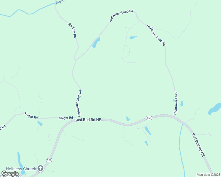 map of restaurants, bars, coffee shops, grocery stores, and more near 7596 Red Bud Road Northeast in Ranger