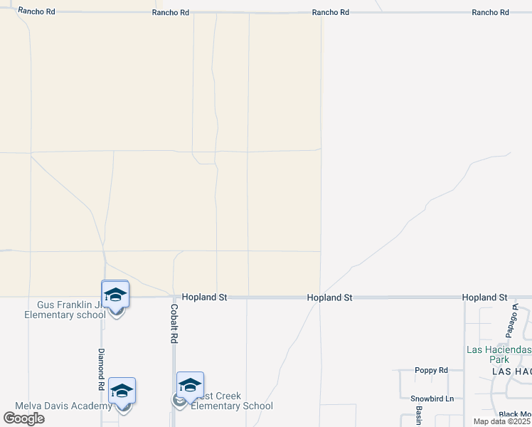 map of restaurants, bars, coffee shops, grocery stores, and more near Brucite Road in Adelanto