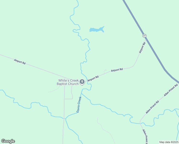 map of restaurants, bars, coffee shops, grocery stores, and more near Airport Road in Clarkton