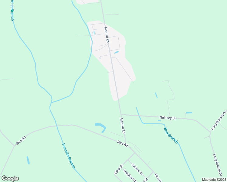 map of restaurants, bars, coffee shops, grocery stores, and more near 4809 Alamac Road in Lumberton