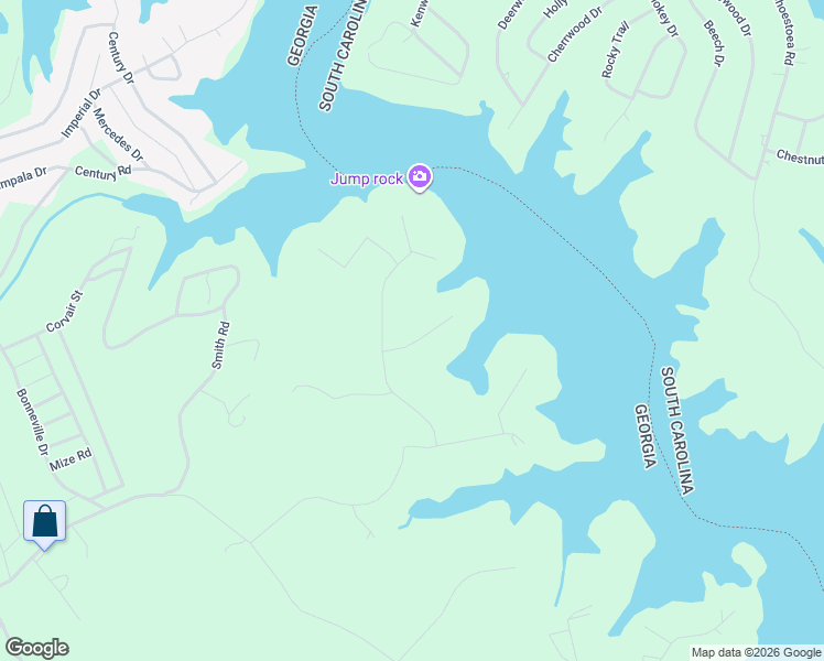 map of restaurants, bars, coffee shops, grocery stores, and more near Peninsula Point in Martin