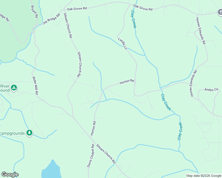 map of restaurants, bars, coffee shops, grocery stores, and more near 17 Bluebird Trail in Dahlonega