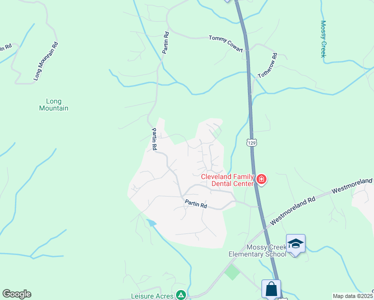 map of restaurants, bars, coffee shops, grocery stores, and more near 196 Briarwood Drive in Cleveland