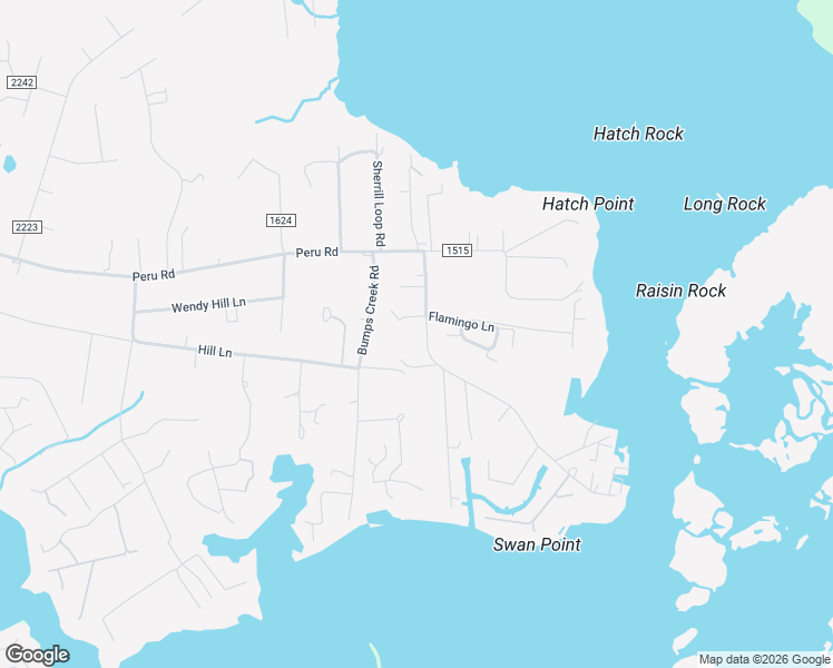 map of restaurants, bars, coffee shops, grocery stores, and more near 136 Swan Point Road in Sneads Ferry