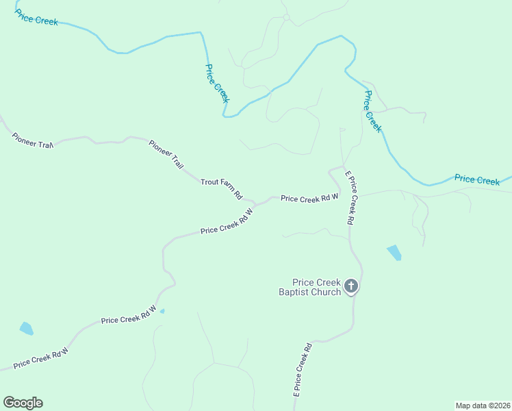 map of restaurants, bars, coffee shops, grocery stores, and more near 140 Trout Farm Road in Talking Rock