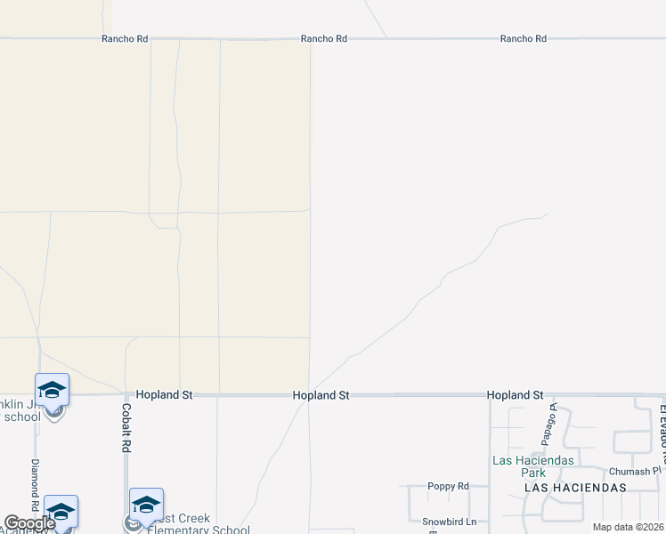 map of restaurants, bars, coffee shops, grocery stores, and more near Amethyst Road in Victorville