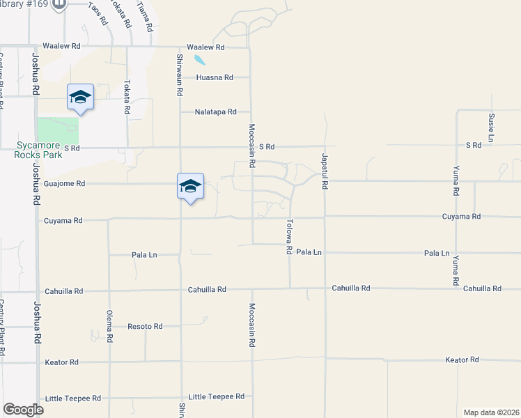 map of restaurants, bars, coffee shops, grocery stores, and more near 16325 Moccasin Road in Apple Valley