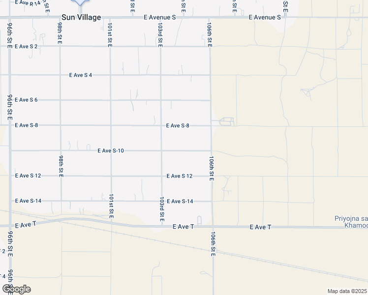 map of restaurants, bars, coffee shops, grocery stores, and more near 10349 East Avenue South 10 in Littlerock