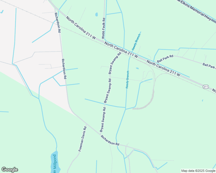 map of restaurants, bars, coffee shops, grocery stores, and more near 346 Bryant Swamp Road in Bladenboro