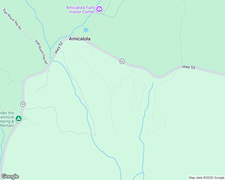 map of restaurants, bars, coffee shops, grocery stores, and more near 747 Amicalola Woods Road in Dawsonville