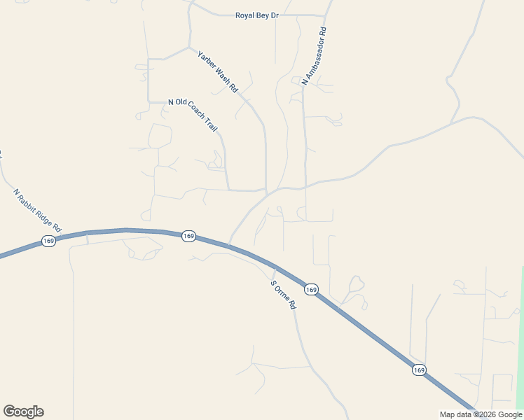 map of restaurants, bars, coffee shops, grocery stores, and more near 17341 East Old Cherry Road in Yavapai County