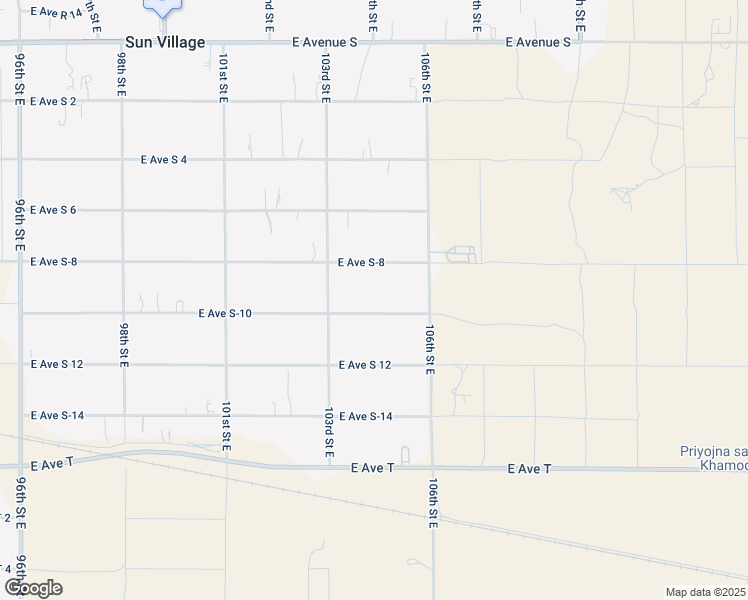 map of restaurants, bars, coffee shops, grocery stores, and more near 10349 East Avenue South 10 in Littlerock