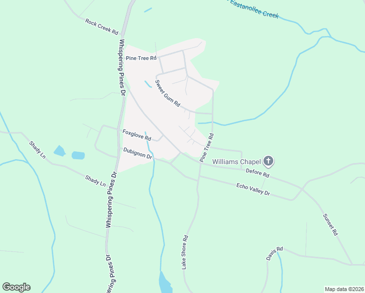 map of restaurants, bars, coffee shops, grocery stores, and more near 18 Bismark Drive in Toccoa