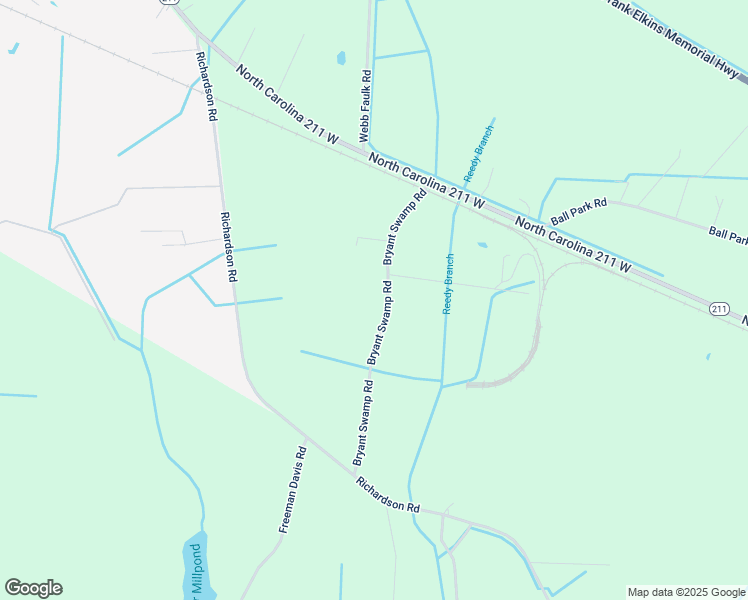 map of restaurants, bars, coffee shops, grocery stores, and more near 318 Bryant Swamp Road in Bladenboro